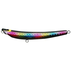 POZIDRIVEGARAGE 85S 85mm 85mm 12g Black Rainbow #14 Jig Minnow Swing Wobbler