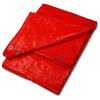 Bortaberg Tarpaulin Strengthened Waterproof With Eyelets, Orange, Multi-Use Cover Protection,