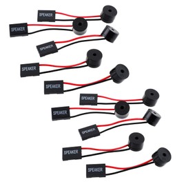 SynHHergyx 10 Pcs PC Motherboard Mini Speaker Computer Case Speakers Computer PC Internal Speaker Buzzer PC Internal Mini Plug Buzzer Computer Motherboard Buzzer Alarm