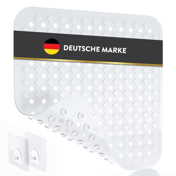 BAMONDO Shower Mat Non-Slip & Skin Sensitive (White) 53 x