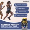 Tenmido Pure Magnesium Glycinate Supplements - 6in1 with Gotu Kola,