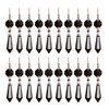 20pcs 38mm Replacement Black Chandelier Icicle Crystal Prisms Octogan Crystal