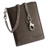 Chain Wallet Portrait Format, dark brown