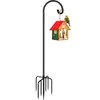 Derkniel Shepherd Hook 108 Inch Tall Heavy-Duty Metal Garden Hanging