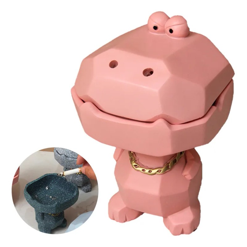 Cenicero Pequeño Con Forma De Cocodrilo Pare Adornos De Mesa