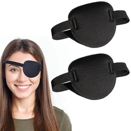 TEOZBLU Pack of 2 Eye Patches, Medical Eye Patches for Adults and Children, Comfortable Eye Patches for Children, for Left or Right Eye Amblyopia Recovery Phase After