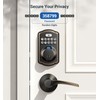 Veise Fingerprint Door Lock with 2 Lever Handles - Keyless