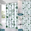 MINI BOXX Cortinas Para Baño Ducha Con Ganchos Impermeable Y