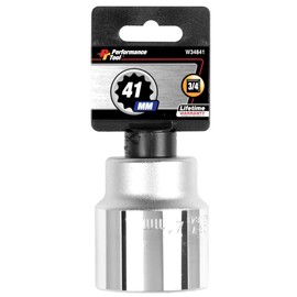 Performance Tool W34841 3/4" Drive 12-Point Standard Socket 41mm