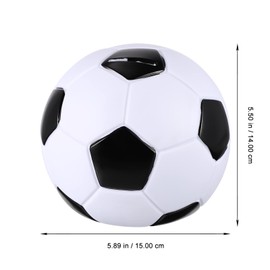 Piggy Bank for Kids, Football Piggy Bank for Boys Girls, Cartoon Coin Bank Football Shaped Money Box Match Game Decorations Football Themed Party Favors for Football Lover