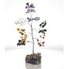 DOJA Barcelona 7 Chakra Tree of Life Decoration with Crystals