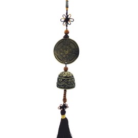 Betterdecor Feng Shui Chinese Dragon Wind Chime Bell for Prosperity (with a Gift Bag)