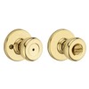 Kwikset 93001-922 Tylo Privacy Bed/Bath Knob In Polished Brass