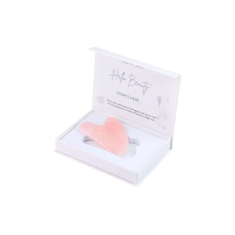 Premium Rose Quartz Gua Sha I Massage Stone I Gua