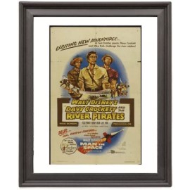 Davy Crockett and the River Pirates  - Picture Frame 8x10 inches - Poster - Prin