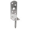 Alberts 326159 Waving Fence Holder L-Shaped in Various Designs Stainless