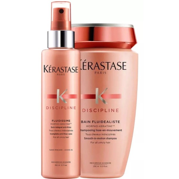 Kérastase Kit Shampoo Kerastase Anti- Frizz Discipline Shampoo + Spray