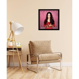 Black 12-Inch Vinyl Record Picture Frame for LP Album Covers – Wall & Tabletop Display for 12” Vinyl Sleeves | Album Art Holder