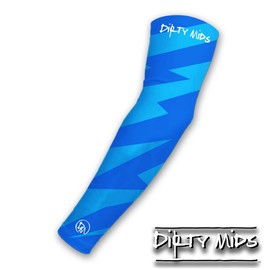 SAVAGE SERIES - Compression Arm Sleeves for Sports - Color: SHOCKWAVE, Size: YOUTH