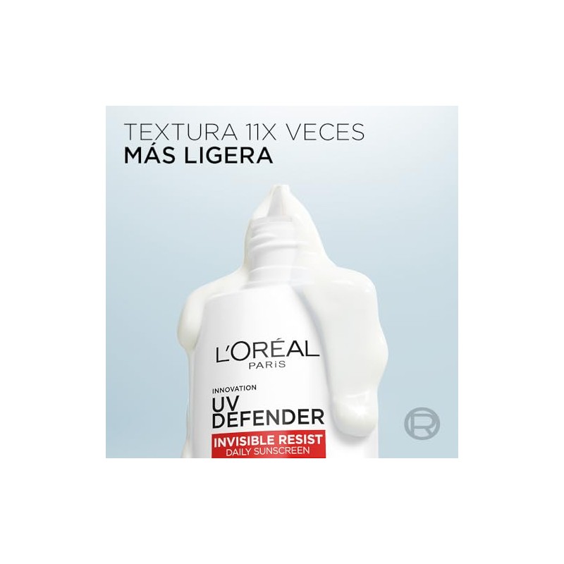 LOreal Paris UV Defender Fluido Invisible Protector Solar Diario FPS50