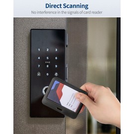 Uniclife 1 Pack Sliding ID Badge Holder Black Horizontal Hard Plastic Case with Clear Window Card Protector Pouch for Office School ID Credit Cards Proximity Key Cards Driver’s Licenses and Passes