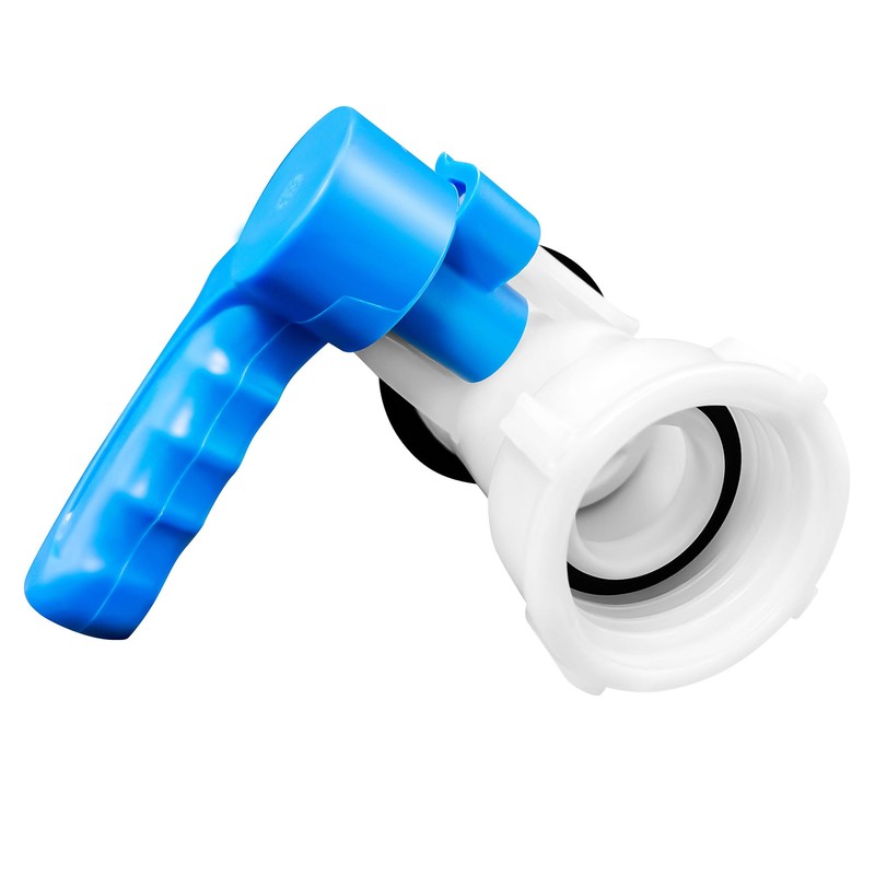 Muasopst Tote Tank Adapter, 1000L IBC DN40 Butterfly Valve Switch