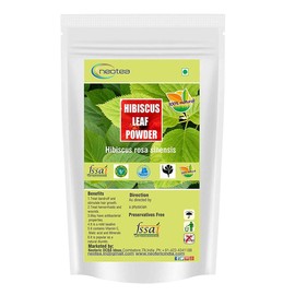 Neotea Hibiscus Leaf Powder | Sembaruthi Ilai | 300GM (10.58 OZ) – Natural Hair Fall Treatment, Promotes Hair Growth, Chemical-Free Hair Wash