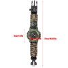 Outdoor Sports Multifunctional Survival Watch Travel Hiking Camping Rescue Paracord