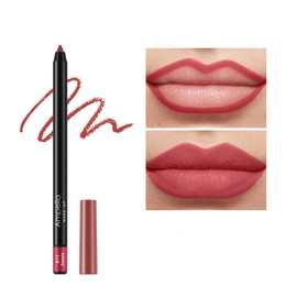 Juego de Delineador de Labios Mate, Lápiz Labial, Forma de Labios Desnudos y Regordetes, Sin Manchas, de Larga Duración, de Alta Pigmentación, Brillo de Labios Natural, Base de Maquillaje (11#)