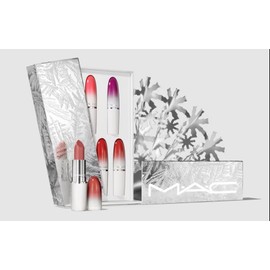 MAC Frostbitten Kiss Lustreglass Lipstick x 5 - A Holiday Kit