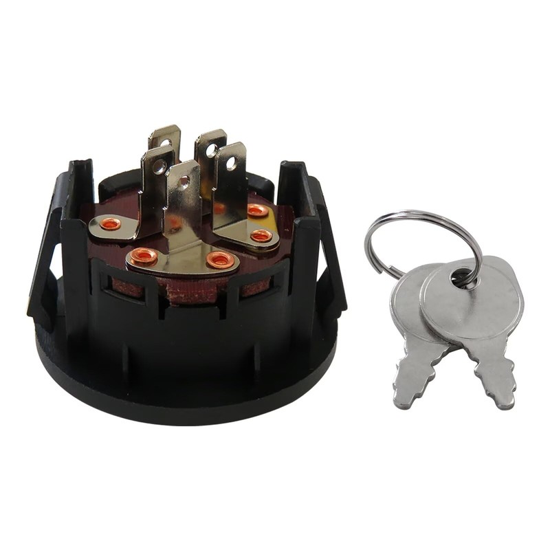 HaeKap 117-2221 137-4100 Ignition Switch with Keys 3 Postion 5