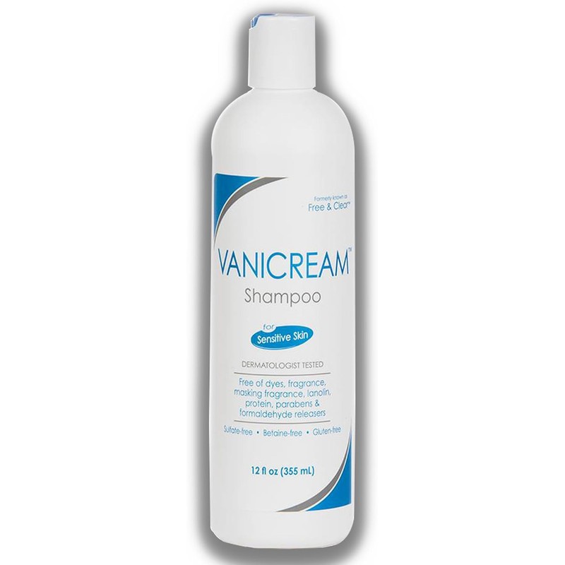Vanicream- Champú, acondicionador y gel de baño suave, 12 onzas