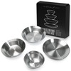 Ciathelife Stainless Steel Tableware Plates, Bowls, Cutlery, Dinnerware Set, Bowls