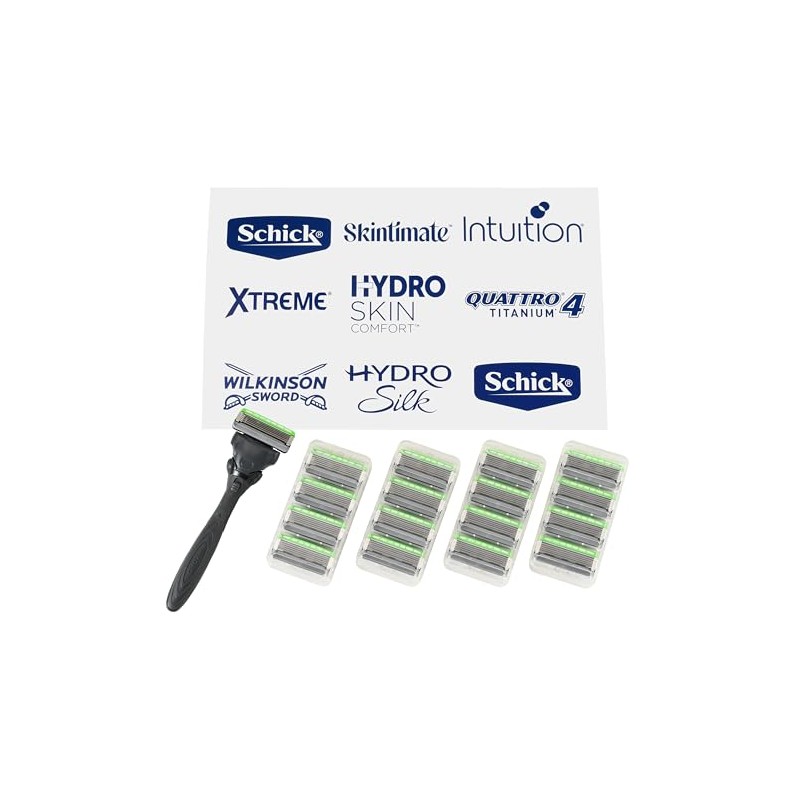 Schick Máquina de afeitar Hydro Sensitive para hombres, maquinilla de