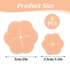 8Pcs Adjustable Silicone Shirt Cincher Clip for Women, Clothing Cinch Clip, 4 Color Fashion Tshirt Clips for Women for Side, Hidden Concealed Shirt Clips for Womens Clothing (Black White Green Cream)