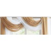 Warm Home Designs Double Window Scarves Bundle. Each White &
