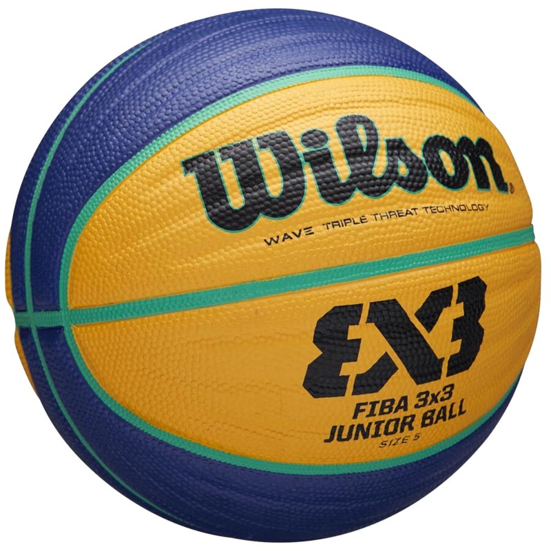Wilson FIBA 3X3 REPLICA JUNIOR Basketball, Size: 5, Rubber, For