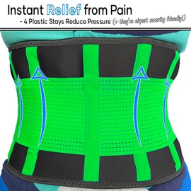 MEDiBrace Lower Back Support Belt, Lumbar Brace, Sciatica Pain Relief