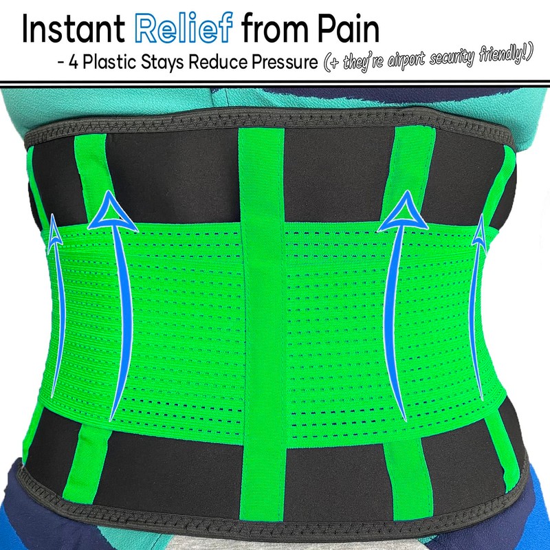 MEDiBrace Lower Back Support Belt, Lumbar Brace, Sciatica Pain Relief