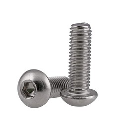 Dreneco Machine Screws Hex Socket Round Head Screw 304 Stainless Steel Fasteners Bolts, M10×55mm,3 pcs