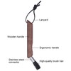 Coffee Grinder Cleaning Brush Curved Wood Handle Brush for Home
