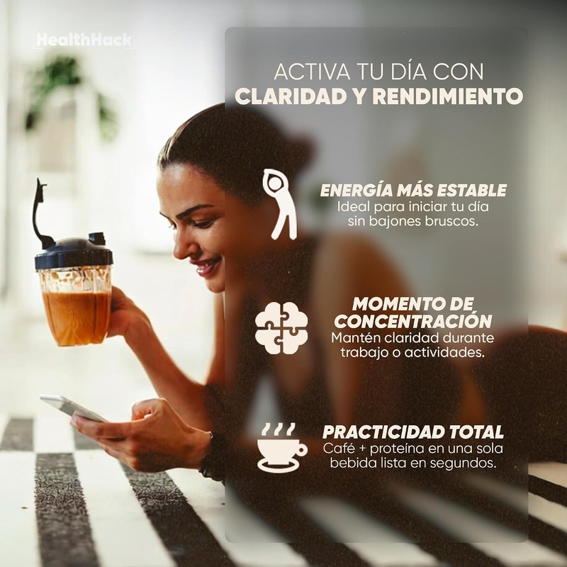 Proteína Whey Iced Coffee en Polvo Sin Azúcar Caramelo 190g