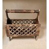 Globedecor 17" Magazine Rack Solid Wood Rustic Newspaper Basket Wooden