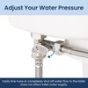LUXE Bidet 7/8" x 7/8" x 1/2" Shut-Off Valve T-Adapter