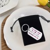 6th Wedding Anniversary Keychain Gifts for Women Men - 6