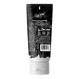 Crema estilizadora Lobo Negro cabello barba y bigote carbón activado 150 ml