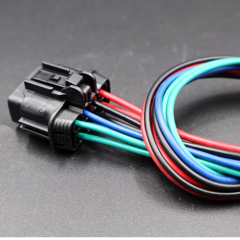 LIZAPUS 8-Way Front Headlamp Headlight Connector Plug Compatible with Nissan