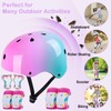 Kids Helmet, Toddler Bike Helmet with DIY Stickers Unicorn Knee