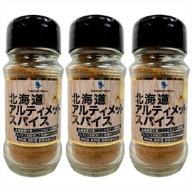 Hokkaido Ultimate Spice, 2.5 oz (70 g), Set of 3, Gyoja Garlic, Camping, BBQ, Outdoors, Meat Cooking