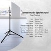 Turnstile Audio Height-Adjustable Speaker Stand with Carry Bag